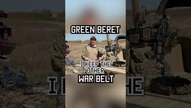 How GREEN BERETS set up their WAR BELT #military #youtubeshorts #greenberets #reels #army