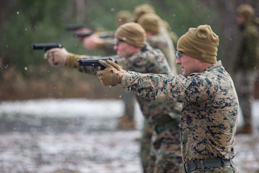 marines shooting M9