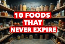 10 FOODS TO STOCKPILE THAT NEVER EXPIRE! Best Prepping Food