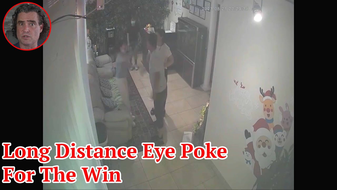 Long Distance Eye Poke For The Win!