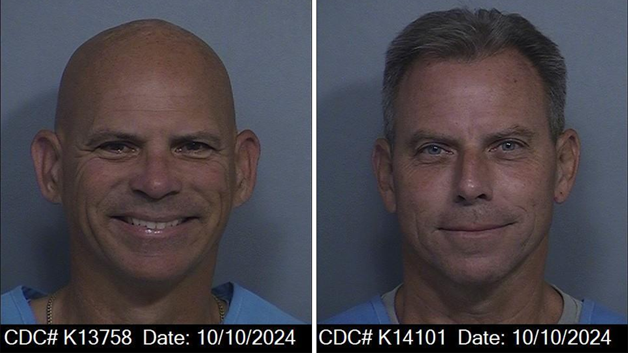 Menendez brothers all smiles in latest mugshots as Los Angeles DA recommends reduced sentences