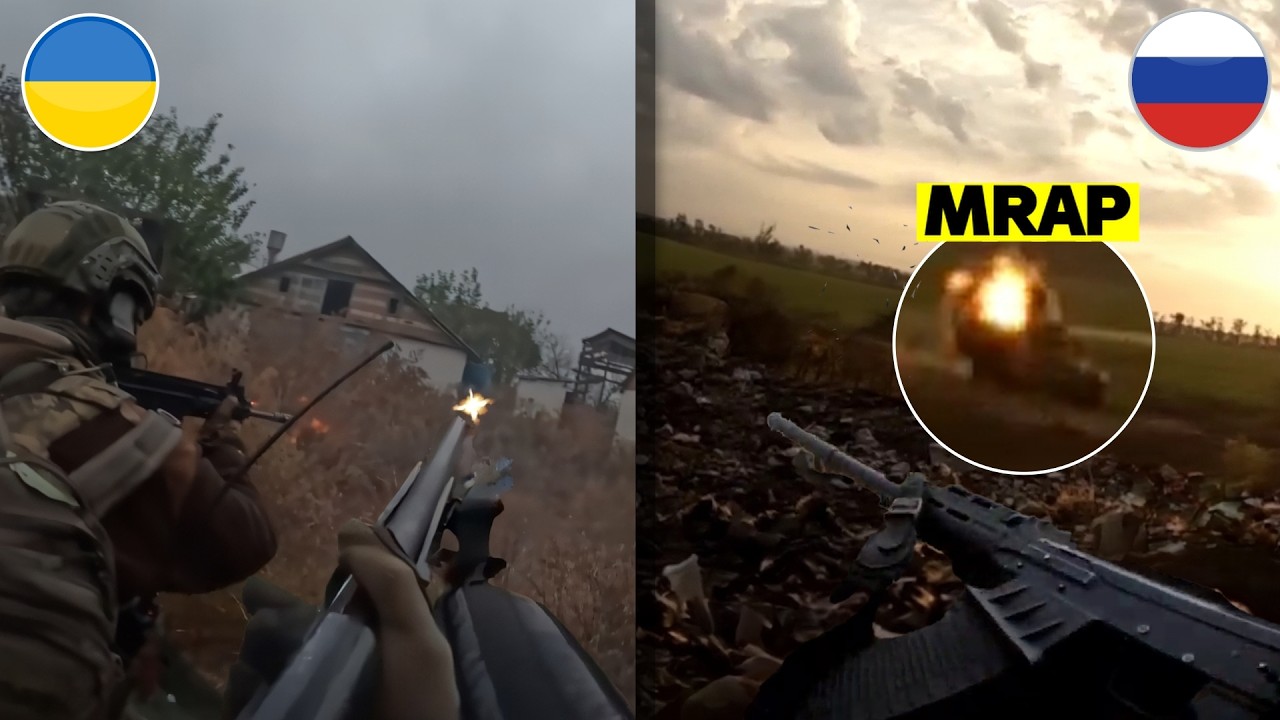 🔴 Ukraine War Update – Ukrainian Special Forces Shotgun Combat • Russian BTRs Ambush Ukrainian MRAPs