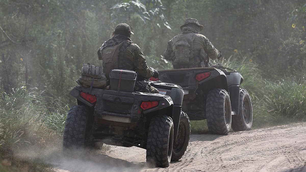 Texas Rangers near the border