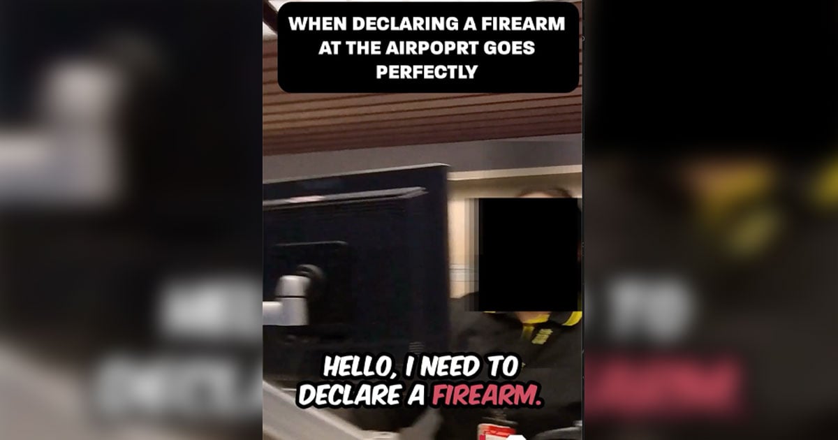 When Declaring A Firearm Goes Perfectly