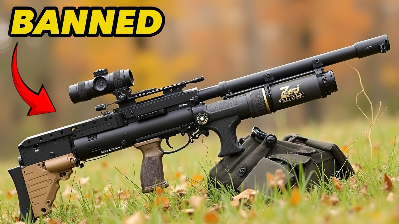 Top 10 AIR RIFLES So Powerful They’re BANNED in Some Countries!