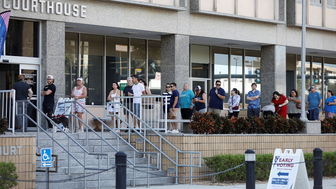 Florida man jailed after ‘intentionally’ striking woman outside early voting site