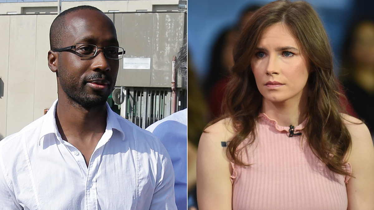 Rudy Guede and Amanda Knox