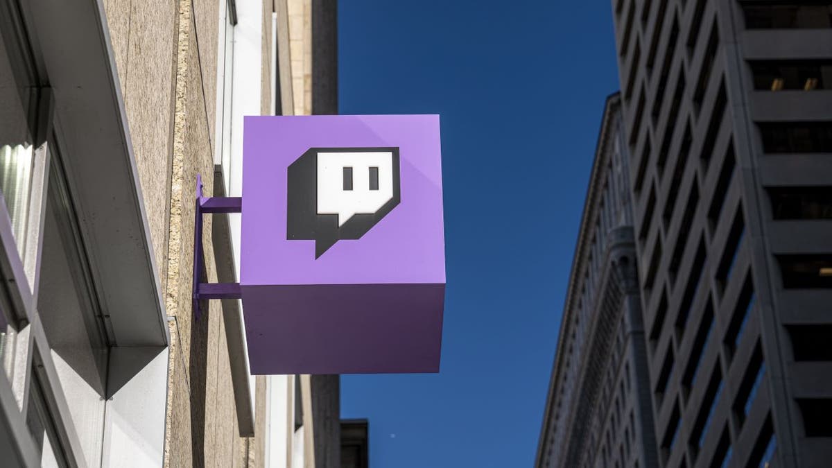 Twitch logo outside headquarters