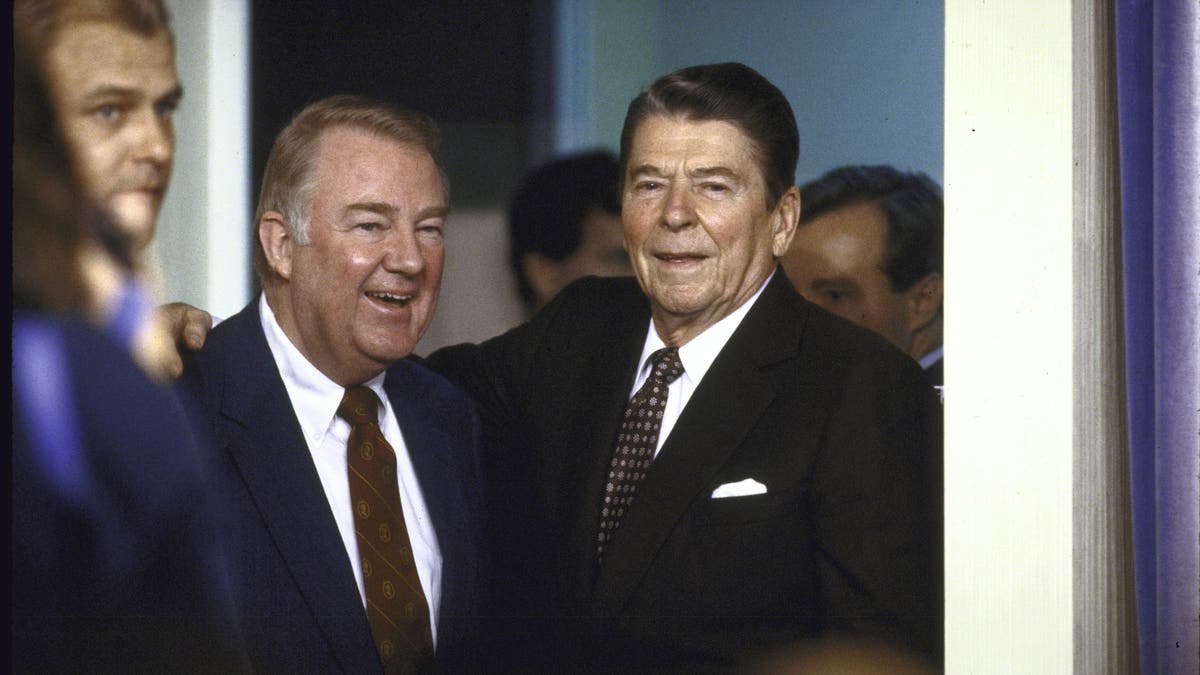 Meese and Reagan