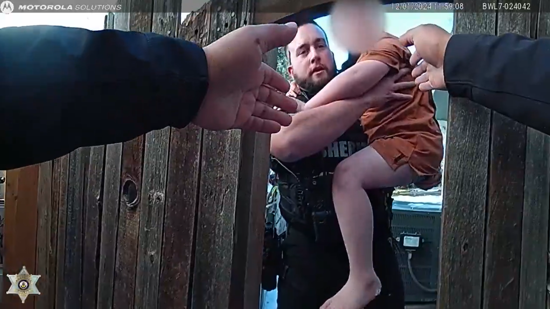 Colorado deputies’ daring rescue of two children from house fire captured on body camera video