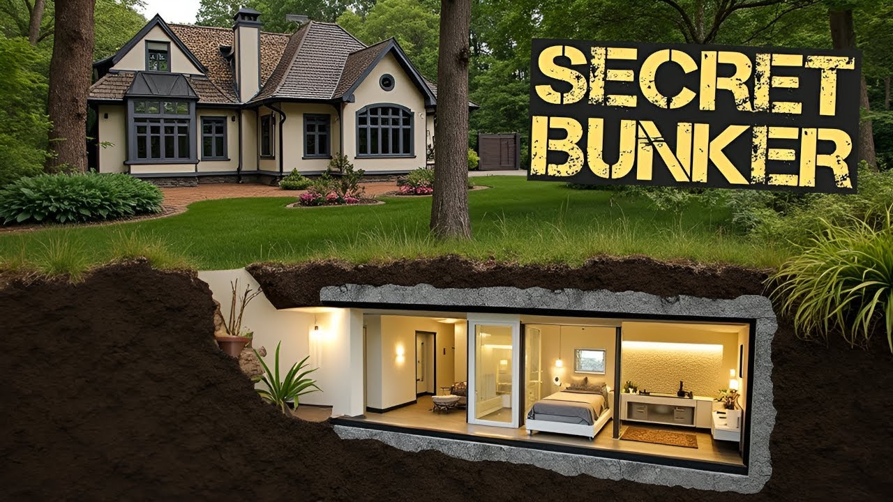 Men Build SECRET BUNKER Under a House | Start-to-Finish Process Revealed  by @AtlasSurvivalShelters‬