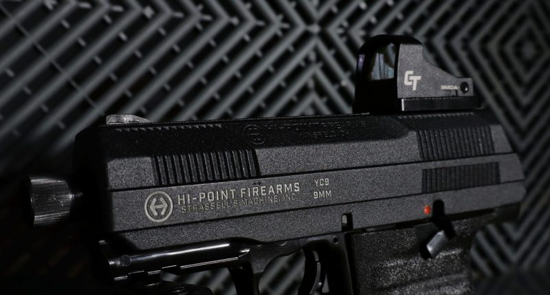 Hi-Point YC9 slide with Crimson Trace optic