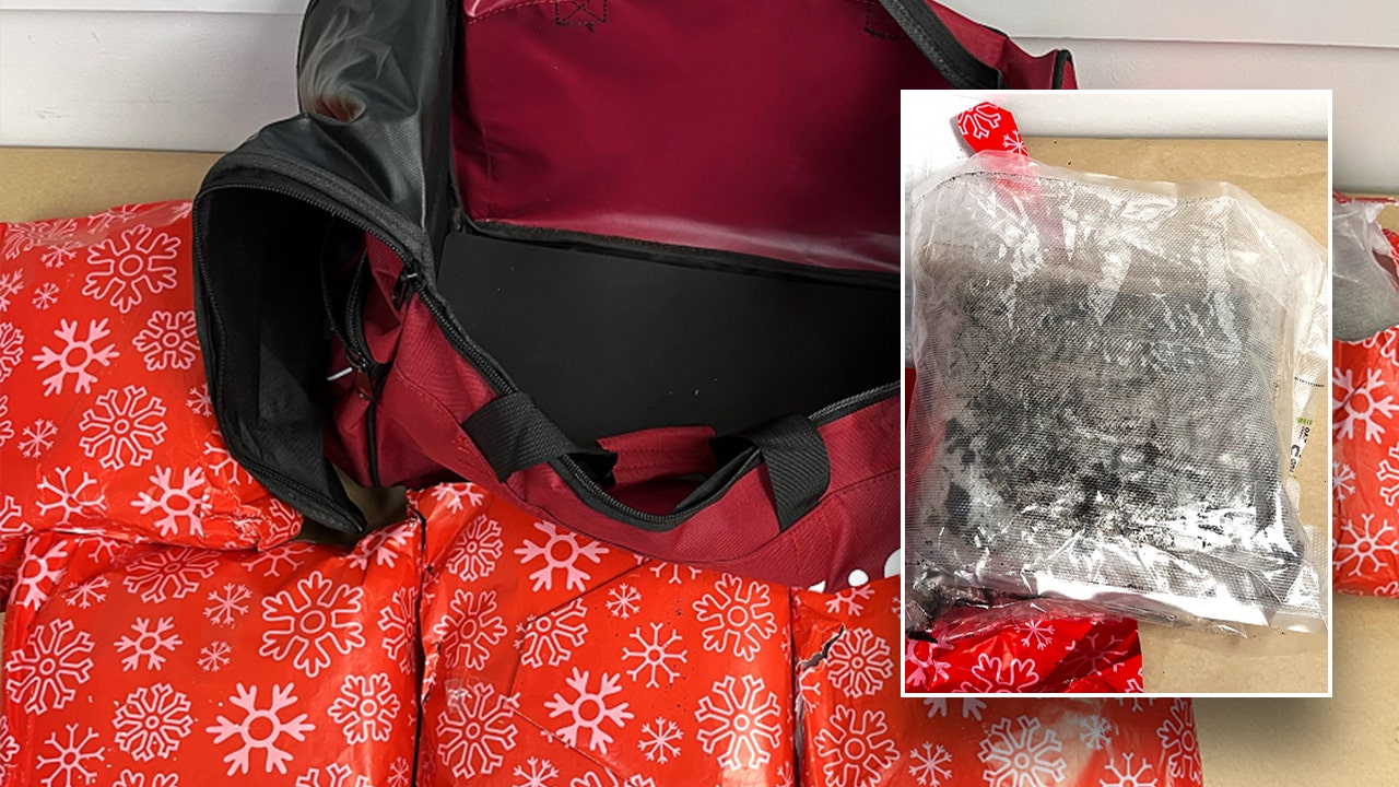 Woman arrested for attempting to smuggle 22 pounds of meth wrapped as Christmas gifts in carry-on bag