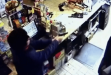 VIDEO: Armed Clerk Shoots, Stops Armed Robber In His Tracks