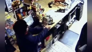 VIDEO: Armed Clerk Shoots, Stops Armed Robber In His Tracks