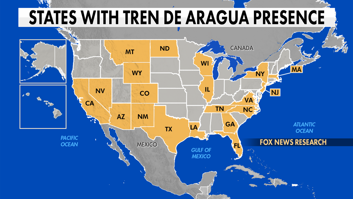 Tren de Aragua has spread to states across the U.S.