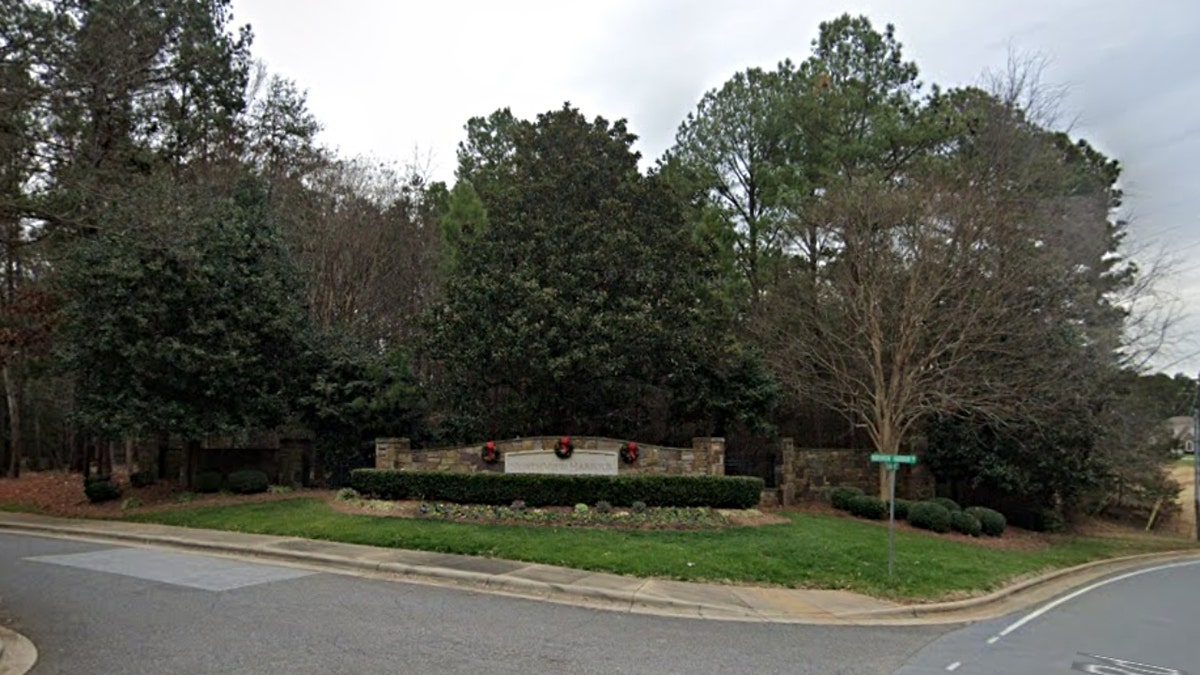 The intersection of Island Point Road and Northview Drive in Lake Norman, N.C.