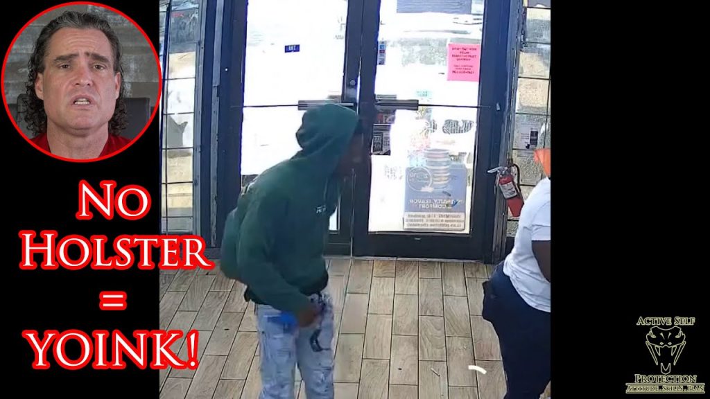 Open Carrier Makes Stealing Her Pistol Too Easy