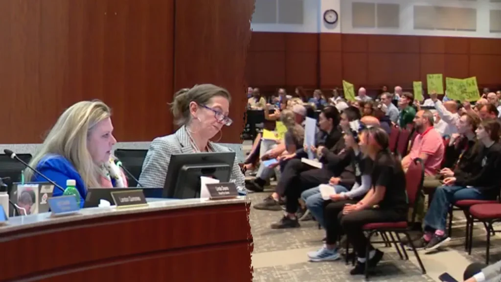 Parents blast school board as boys investigated for complaining about trans student in locker room