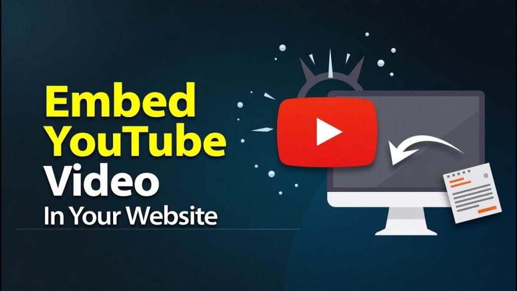 🎥 How to Embed a YouTube Video in Your Website | Step-by-Step Tutorial