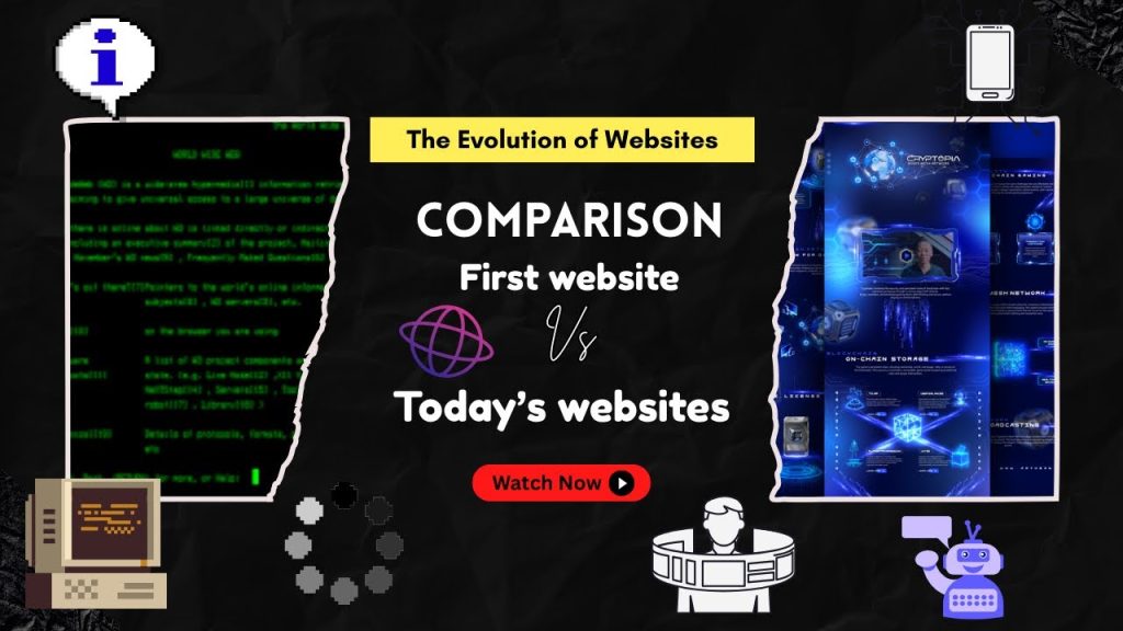 1st Website VS Today’s Website