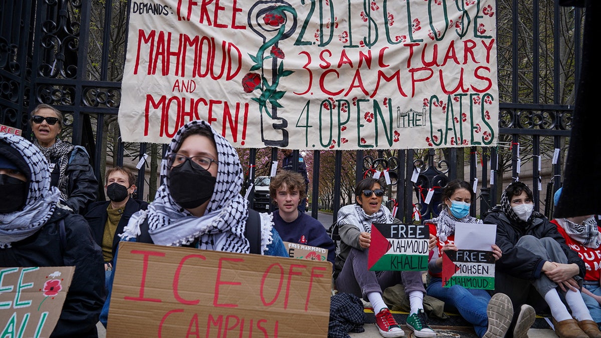 Protest at Columbia University