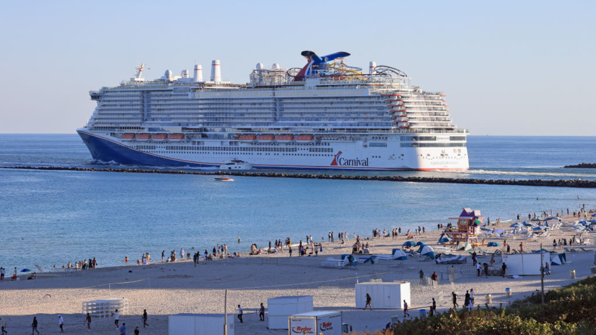 Carnival cruise ship in Miami