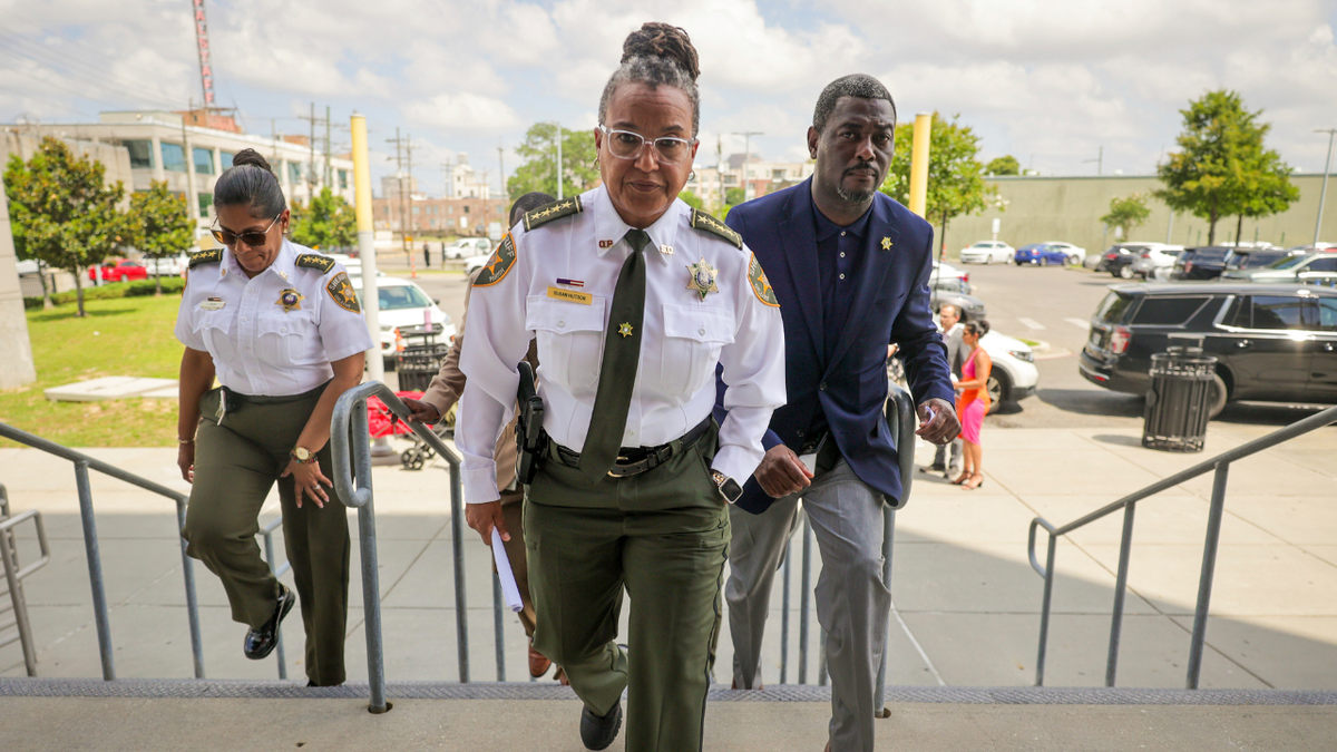Orleans Parish Sheriff Susan Hutson walking