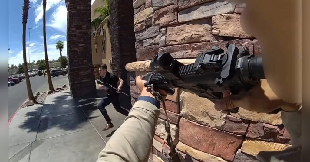 VIDEO: Las Vegas Gym Mass Shooter Taken Down By Police After Gun Jams