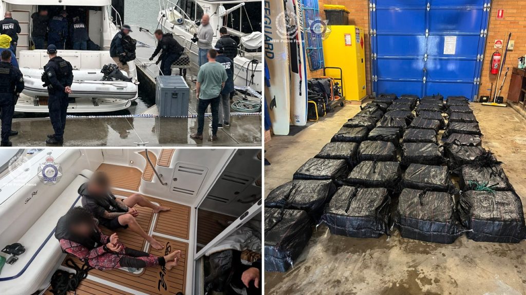 Australian authorities intercept over a ton of cocaine worth 0M
