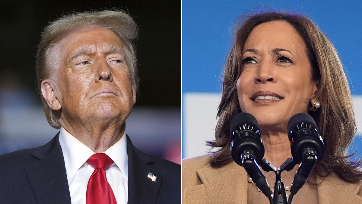 Trump and Harris