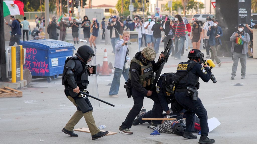 LA anti-ICE rioters will be met with force as ‘idiot’ Gov Newsom fuels fire: police union boss