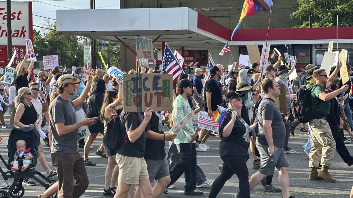 Salt Lake City "No Kings" protest