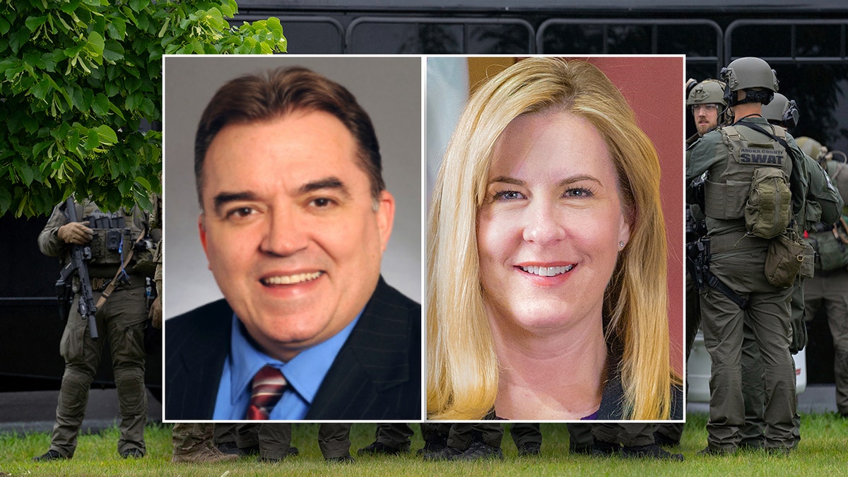 Speaker Melissa Hortman and Senator John Hoffman