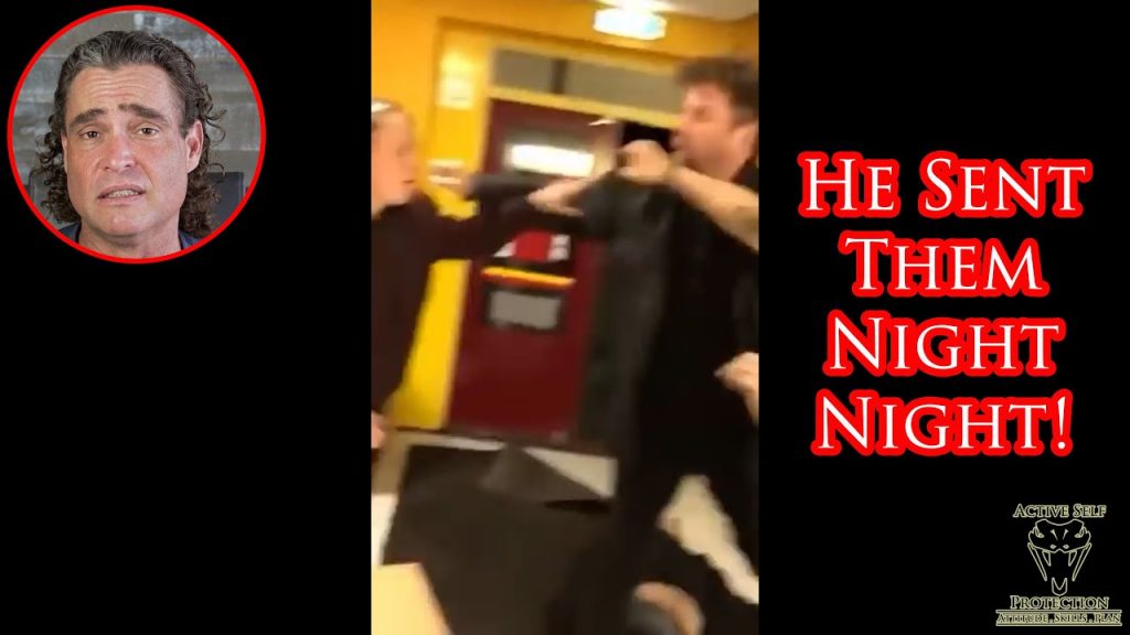 Restaurant Patron Turns Two Drunk Idiots Lights Out