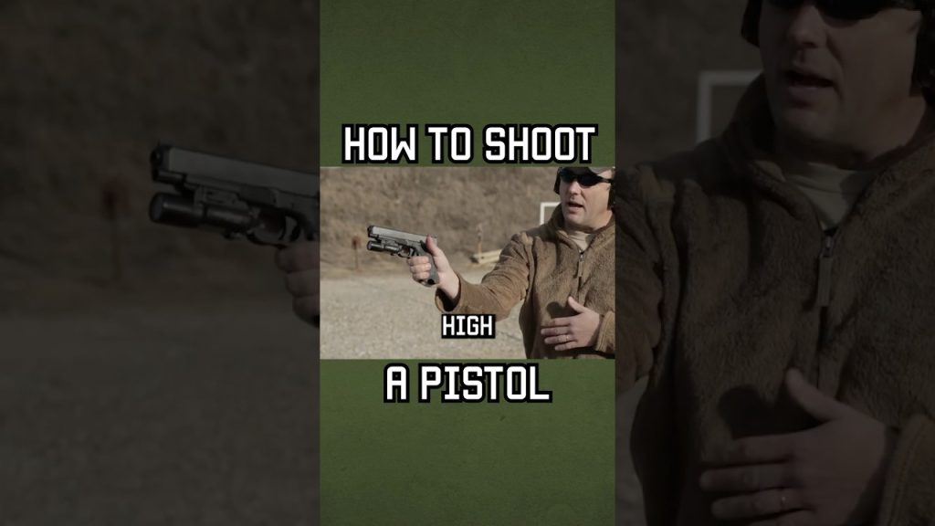 How to shoot a pistol: the basics #shorts #tips #military