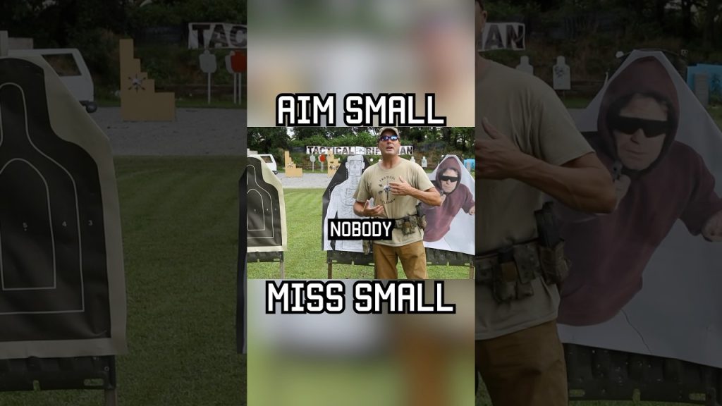 Don’t forget: aim small, miss small. #tips #shorts #military