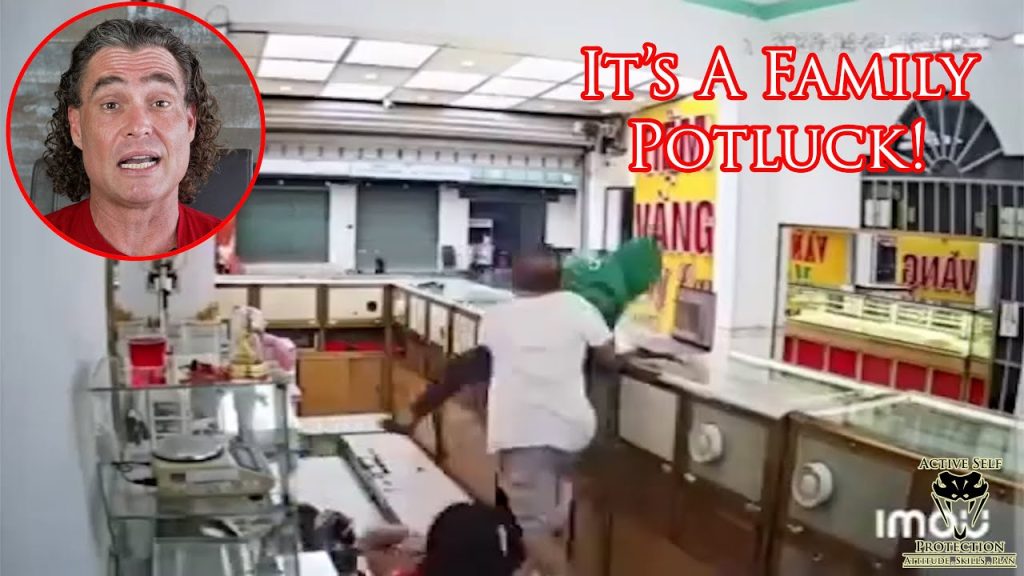 Family Gives Robber A Thorough Butt Whooping