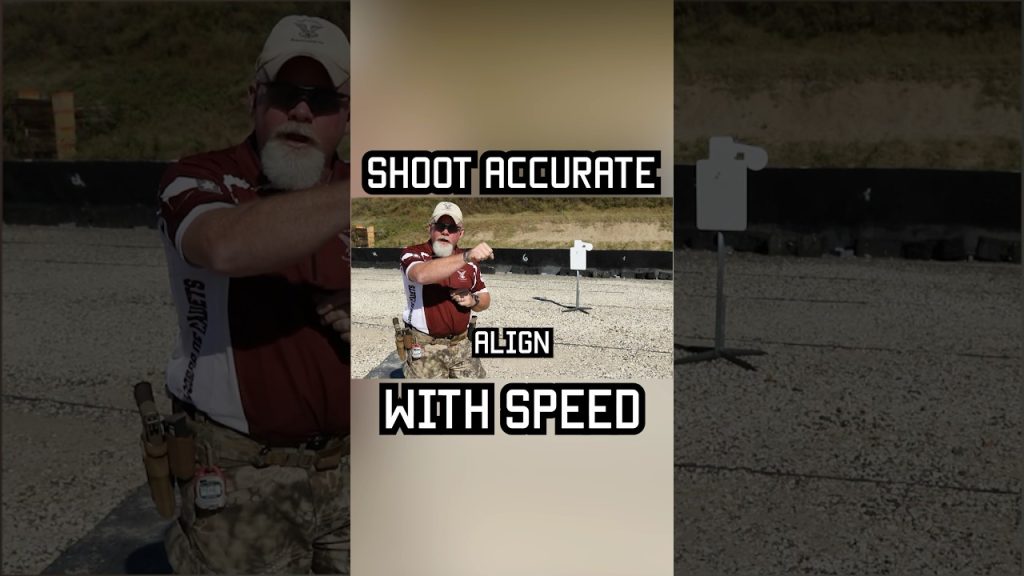 The key to shooting accurate with speed. #shorts #tips