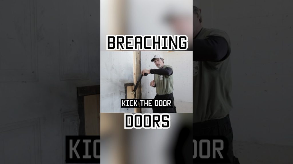 How to breach a door using a shotgun. #shorts #tips
