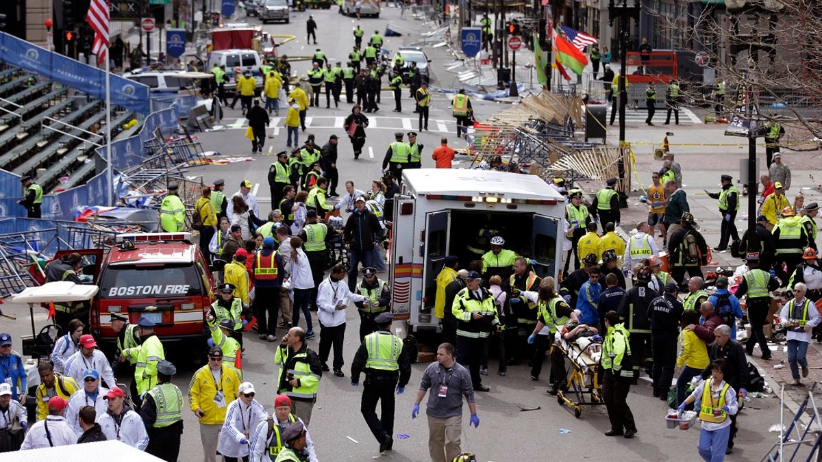 Boston Marathon bombing.