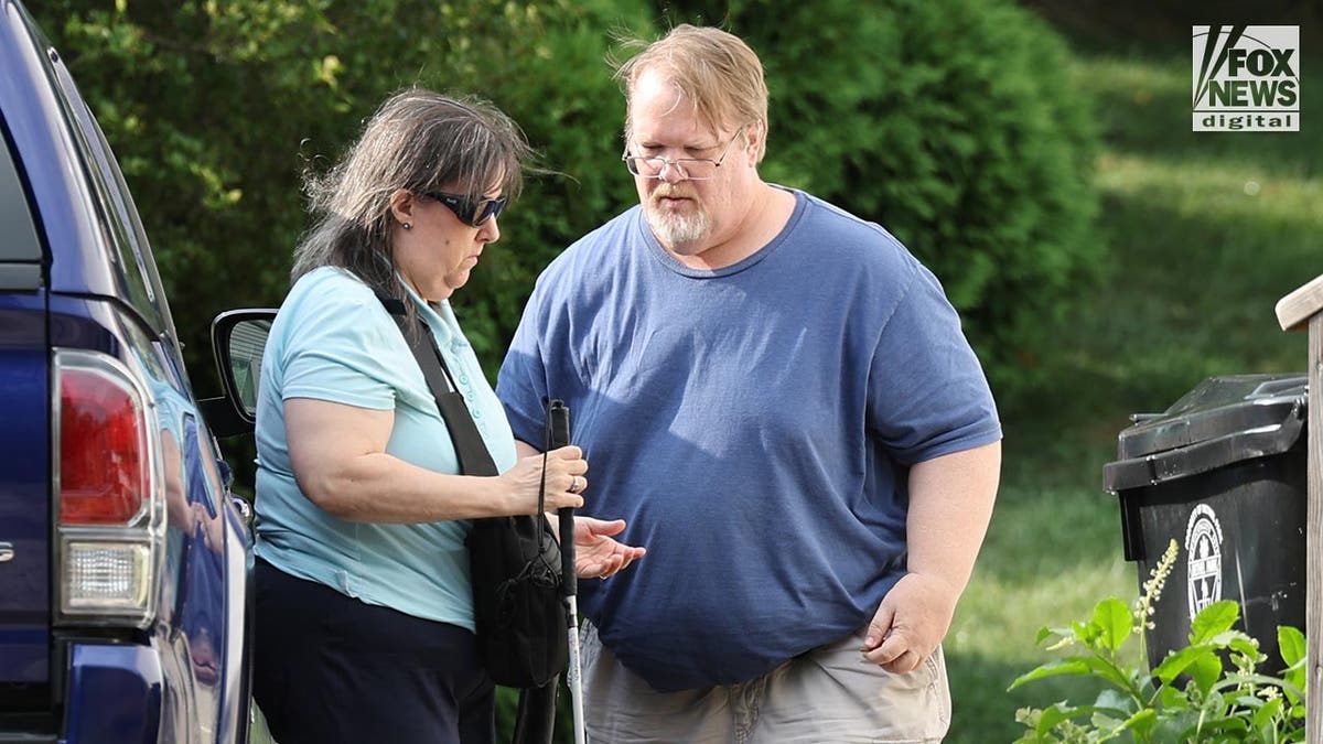 The parents of former president Donald Trump's assassin arrive home