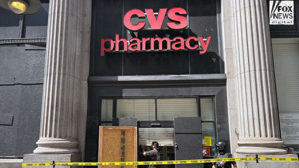 CVS being repaired following L.A. riots