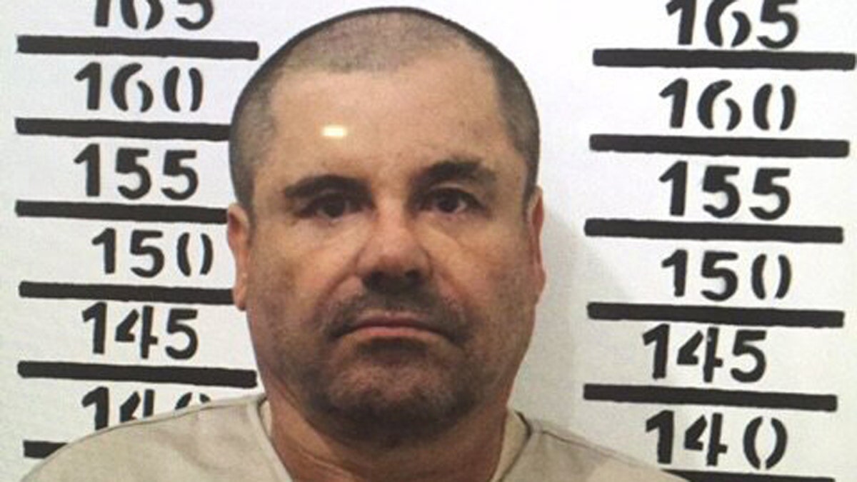 In this Jan. 8, 2016 image released by Mexico's federal government, Mexico's most wanted drug lord, Joaquin "El Chapo" Guzman, stands for his prison mug shot with the inmate number 3870 at the Altiplano maximum security federal prison in Almoloya, Mexico. Mexico has begun the process of extraditing Guzman to the United States, where he faces drug-trafficking charges, but that could take "a year or longer" because of legal challenges, according to the head of Mexico's extradition office, Manuel Merino. He cited one extradition case that took six years. (Mexico's federal government via AP)