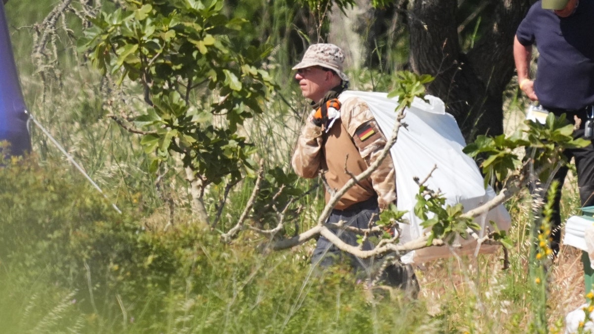 Members of the search teams
