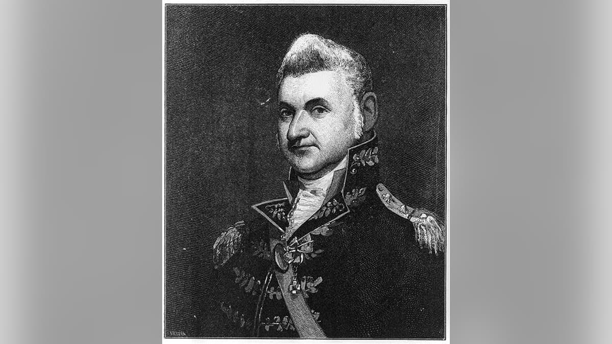 Henry Dearborn, part of the colonial militia fighting the British at the Battle of Bunker Hill