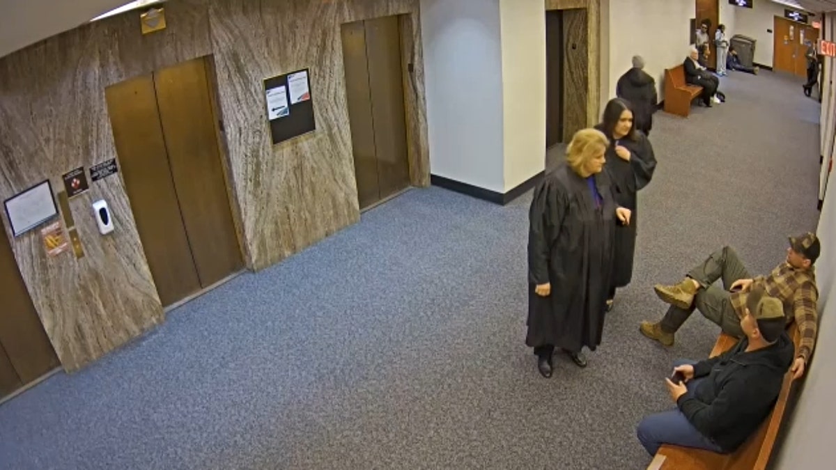 Judge Hannah Dugan in courthouse