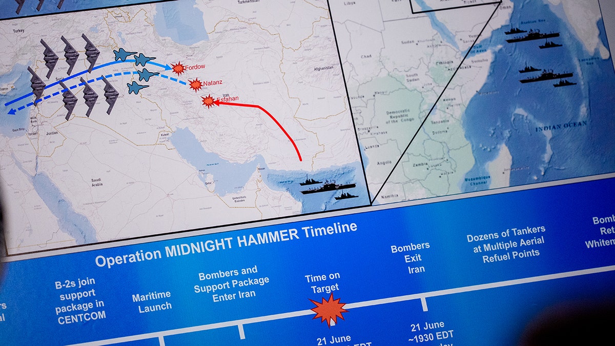 An operational timeline of a strike on Iran