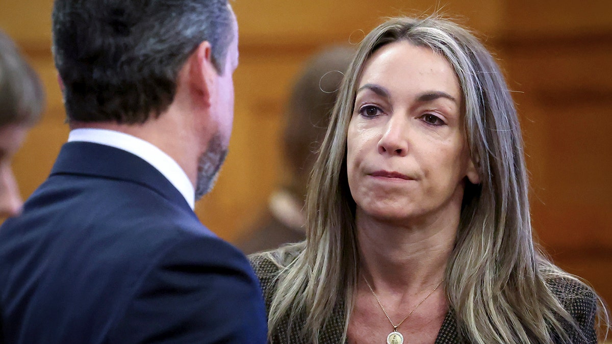 Karen Read in court during her retrial facing murder charges in connection to the death of John O’Keefe.