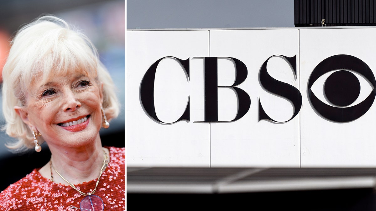 Lesley Stahl, CBS logo